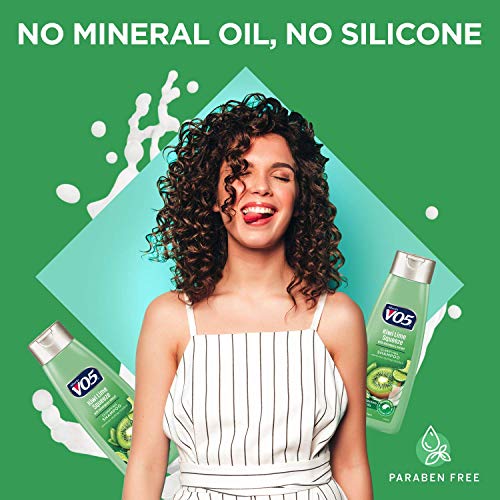 VO5 Herbal Escapes Clarifying Shampoo - 12.5 Fl Oz - Kiwi Lime Squeeze - Help Nourish, Moisturize and Hydrate Hair Leaving It Looking and Feeling Thicker, Fuller and Simply Beautiful